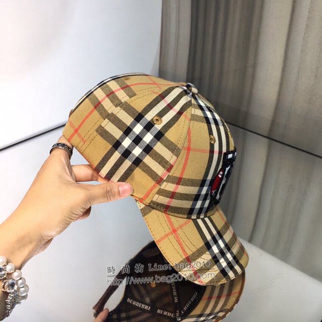 Burberry爆款男士帽子 巴寶莉BT刺繡棒球帽鴨舌帽  mm1266